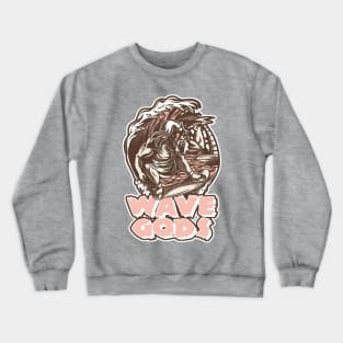 Wave Gods Mocha Neapolitan Crewneck Sweatshirt